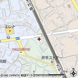 長崎県大村市竹松本町1077周辺の地図