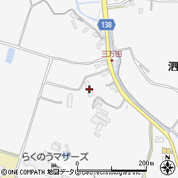 熊本県菊池市泗水町亀尾3518周辺の地図