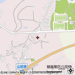 熊本県玉名市山田1383周辺の地図