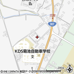 熊本県菊池市木柑子1495周辺の地図