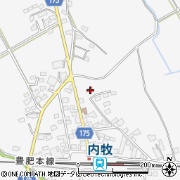 熊本県阿蘇市乙姫152-5周辺の地図