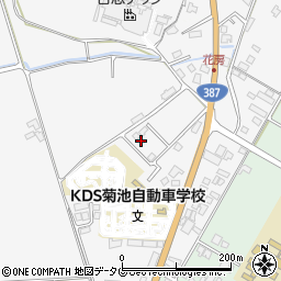 熊本県菊池市木柑子1473周辺の地図