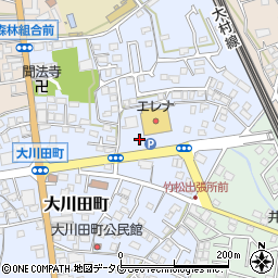 十八親和銀行エレナ竹松店 ＡＴＭ周辺の地図