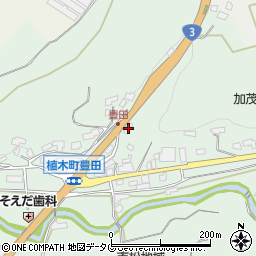 熊本県熊本市北区植木町豊田883-2周辺の地図