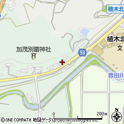 熊本県熊本市北区植木町豊田779周辺の地図