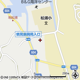 大分県佐伯市鶴見大字地松浦2010-1周辺の地図