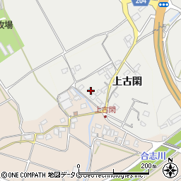 熊本県菊池市上古閑915周辺の地図