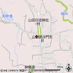 熊本県玉名市山田4周辺の地図