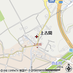 熊本県菊池市上古閑911周辺の地図