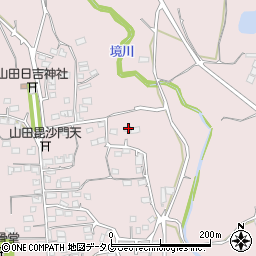 熊本県玉名市山田1068周辺の地図