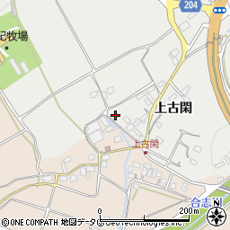 熊本県菊池市上古閑915-1周辺の地図