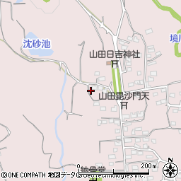 熊本県玉名市山田12周辺の地図