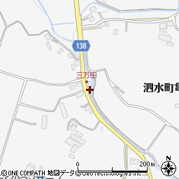 熊本県菊池市泗水町亀尾3438周辺の地図
