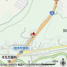 熊本県熊本市北区植木町豊田913周辺の地図