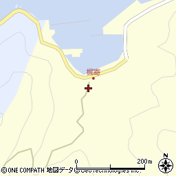 大分県佐伯市鶴見大字梶寄浦108周辺の地図