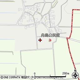 熊本県熊本市北区植木町舟島83-1周辺の地図