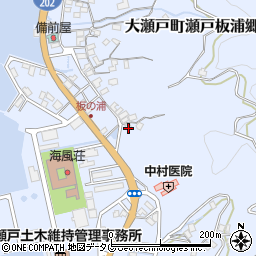 長崎県西海市大瀬戸町瀬戸板浦郷1103周辺の地図