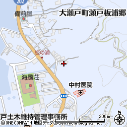 長崎県西海市大瀬戸町瀬戸板浦郷1102周辺の地図