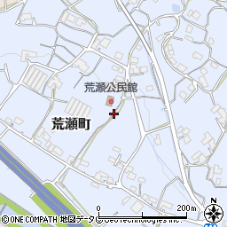 長崎県大村市荒瀬町周辺の地図