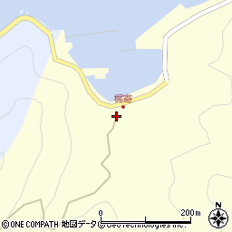 大分県佐伯市鶴見大字梶寄浦104周辺の地図