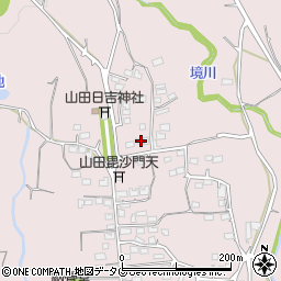 熊本県玉名市山田1049周辺の地図