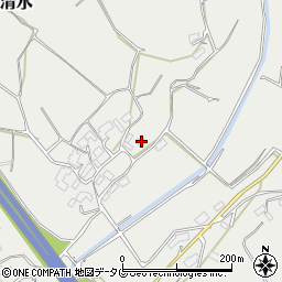 熊本県熊本市北区植木町清水2145周辺の地図