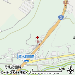 熊本県熊本市北区植木町豊田913-1周辺の地図