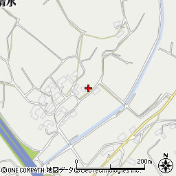熊本県熊本市北区植木町清水2145-1周辺の地図