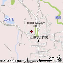 熊本県玉名市山田729周辺の地図