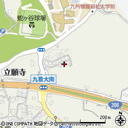 熊本県玉名市立願寺1407周辺の地図