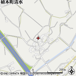 熊本県熊本市北区植木町清水2169周辺の地図