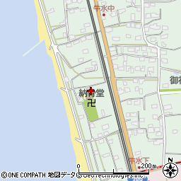 熊本県荒尾市牛水212-1周辺の地図