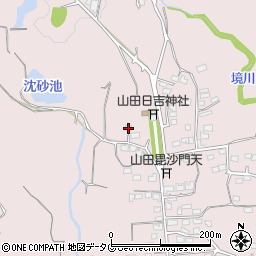 熊本県玉名市山田79周辺の地図