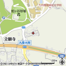 熊本県玉名市立願寺1408周辺の地図