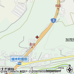 熊本県熊本市北区植木町豊田910周辺の地図