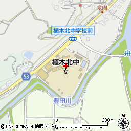 熊本県熊本市北区植木町舟島455周辺の地図