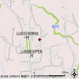 熊本県玉名市山田1036周辺の地図