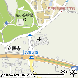 熊本県玉名市立願寺1410周辺の地図