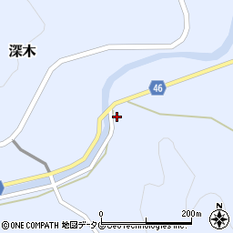 高知県四万十市深木2148-2周辺の地図