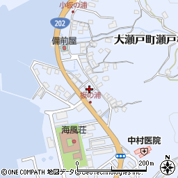 長崎県西海市大瀬戸町瀬戸板浦郷910周辺の地図