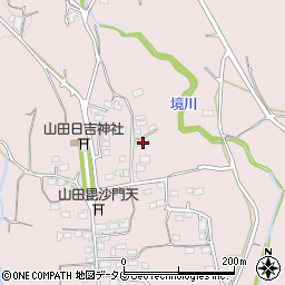 熊本県玉名市山田1033周辺の地図