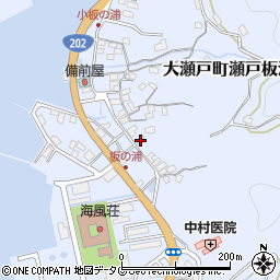 長崎県西海市大瀬戸町瀬戸板浦郷919周辺の地図