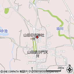 熊本県玉名市山田1040周辺の地図