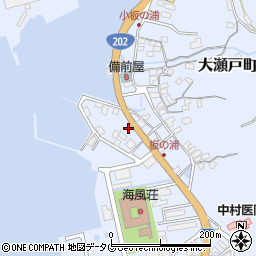長崎県西海市大瀬戸町瀬戸板浦郷892周辺の地図