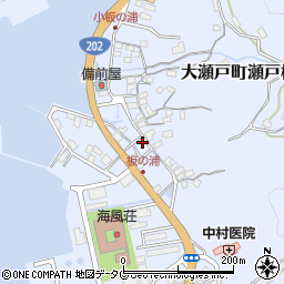 長崎県西海市大瀬戸町瀬戸板浦郷1536周辺の地図