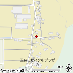 熊本県玉名市山部田413-1周辺の地図