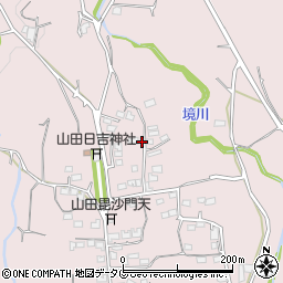 熊本県玉名市山田1035周辺の地図