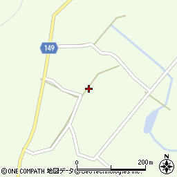 熊本県阿蘇市狩尾1451周辺の地図