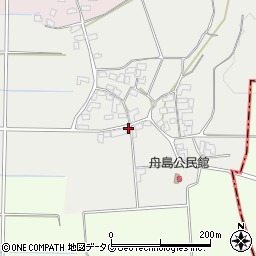 熊本県熊本市北区植木町舟島64-2周辺の地図