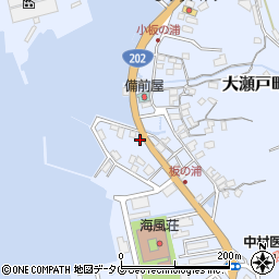 長崎県西海市大瀬戸町瀬戸板浦郷896周辺の地図